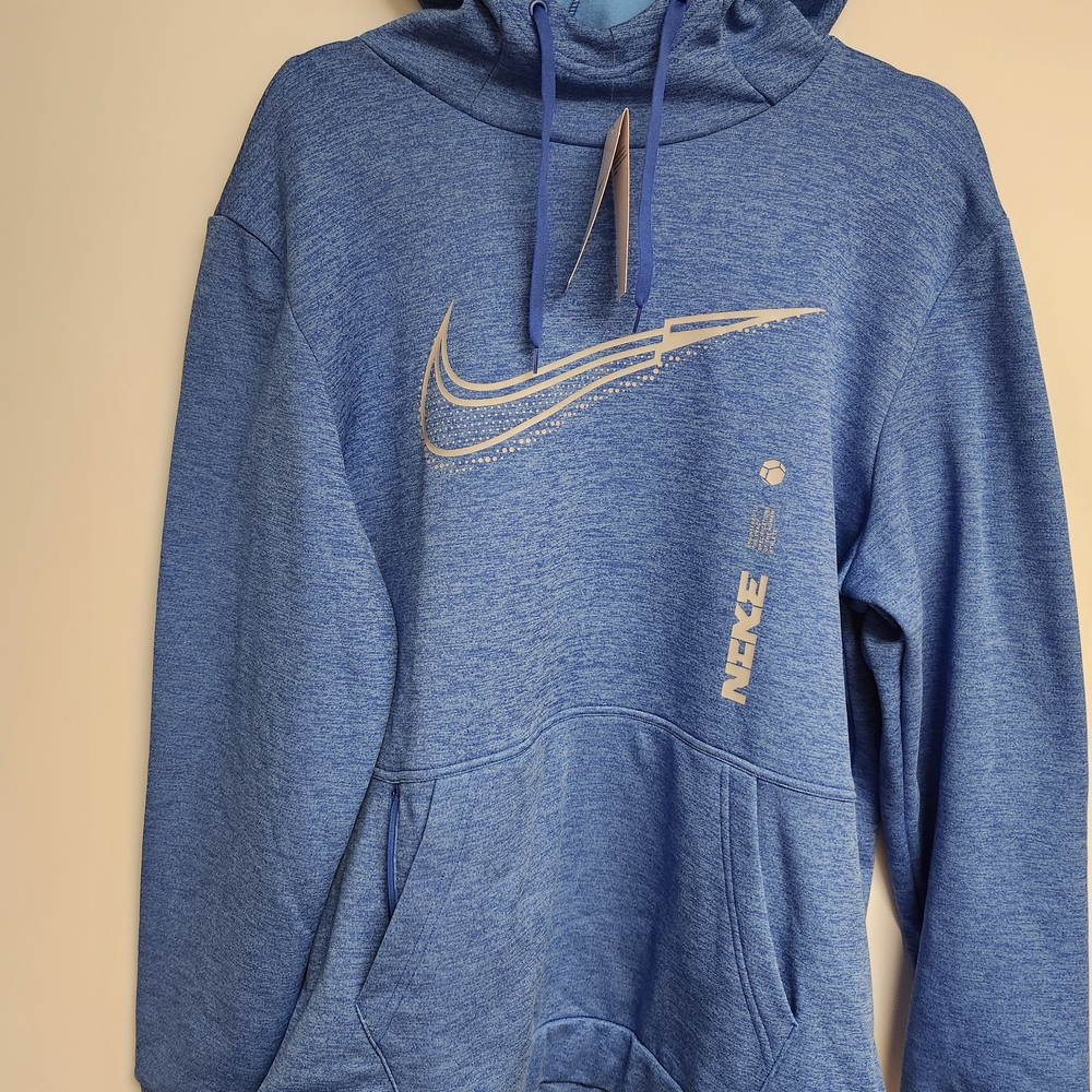 Nike Men's Blue Hoodie Sweater